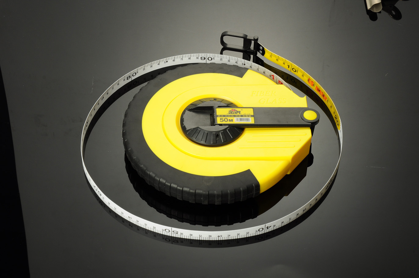 厂家直销 金虎牌jh-l15系列 高档纤维长卷尺 防水尺20m30m50m