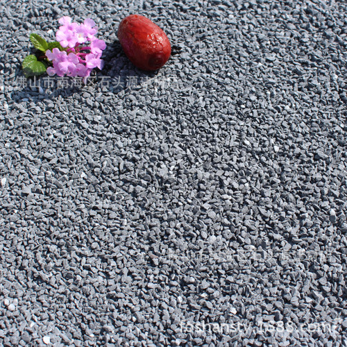 彩砂 天然黑色小石子 米粒大黑色沙子 建筑,工艺,园林专用沙砾