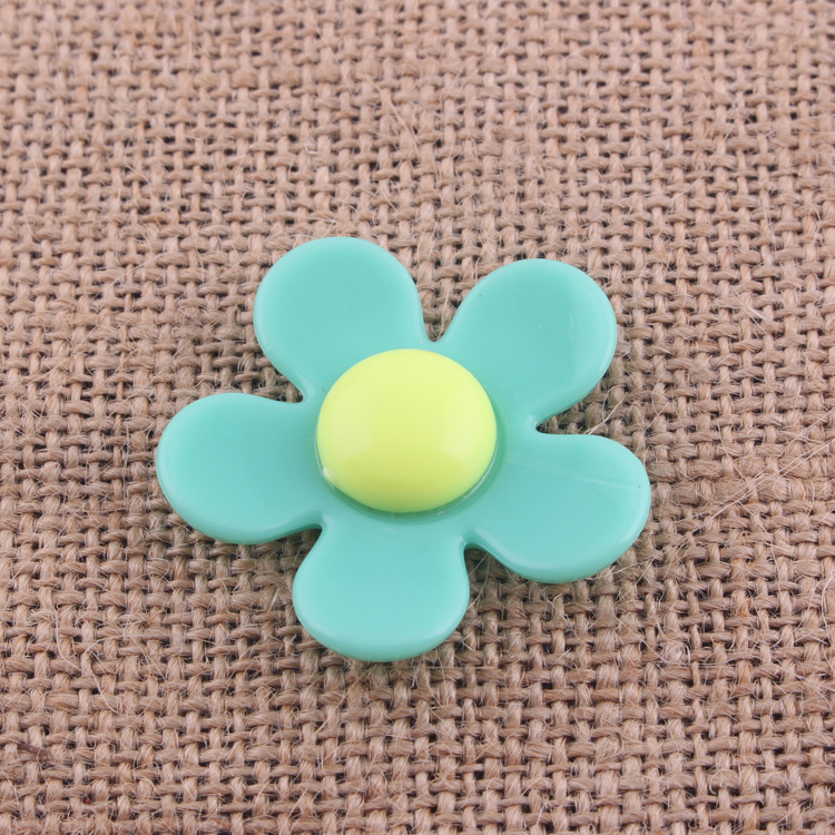 INS Elegant Flower Acrylic Little Daisy Flower Accessories Plastic Five Petal Flower DIY Phone Case Ornament Accessories