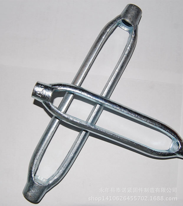紧绳器 收紧器 花兰体 铁镀锌钢丝绳拉紧器 开体花兰o-c o-o c-c