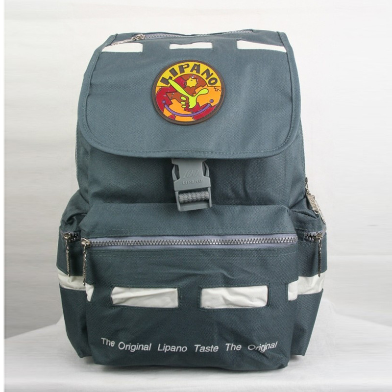 lipano力派复古英伦街头撞色潮范男女双肩背包书包