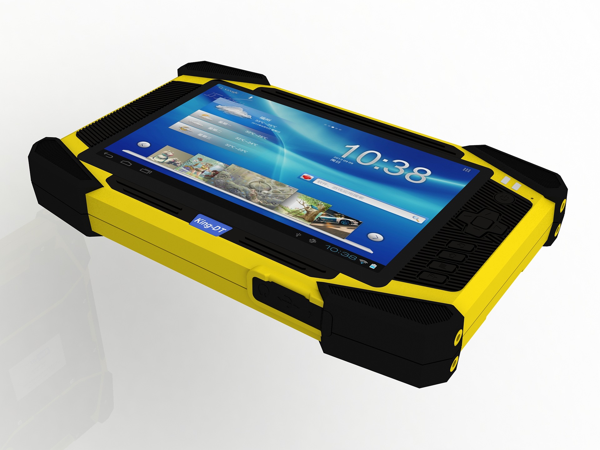 三防平板电脑 rfid (2.4g/13.56mhz)数据采集终端 北斗2gps