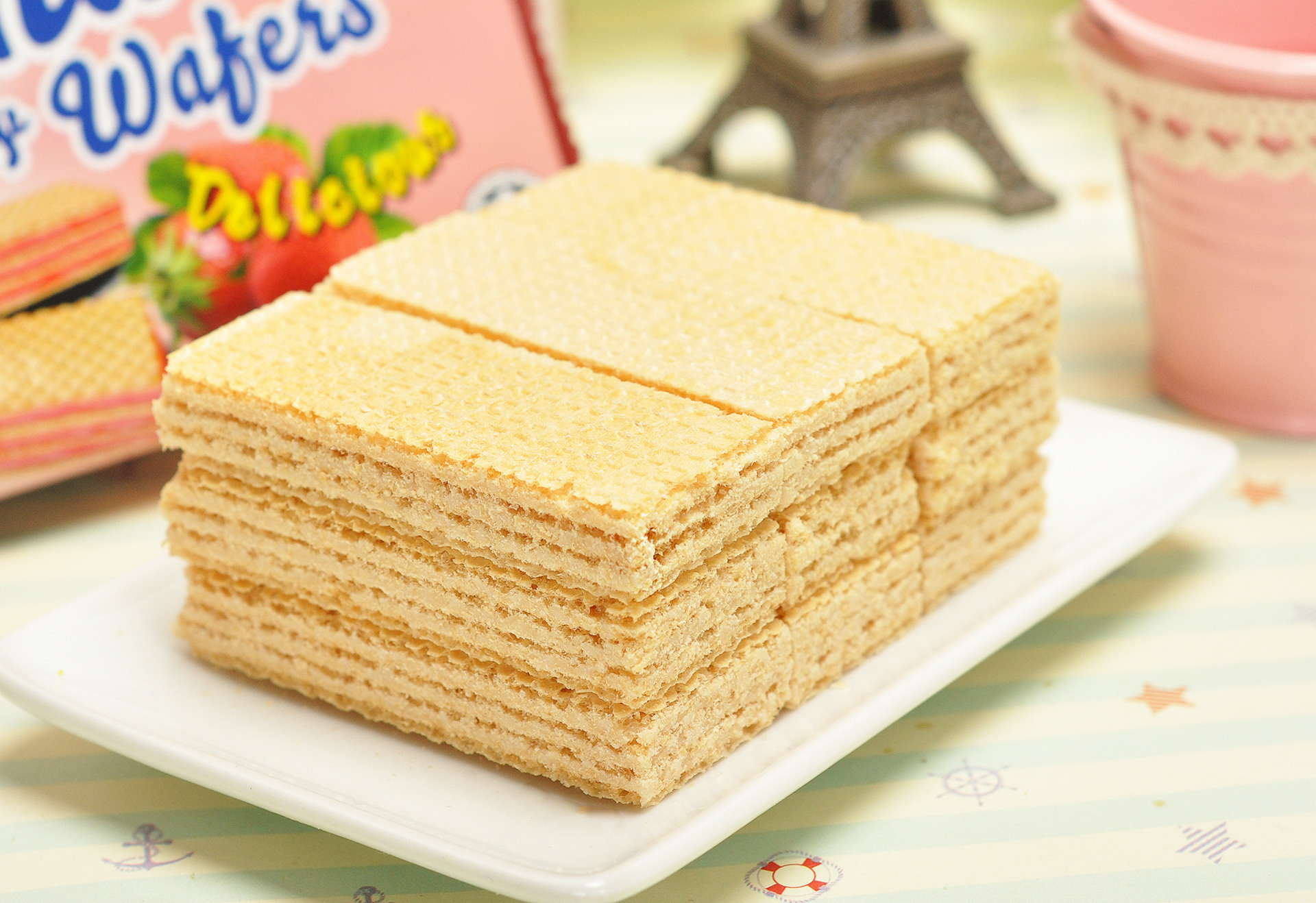 中国总代 马来西亚进口natuna巧克力威化饼干90g 办公室休闲零食