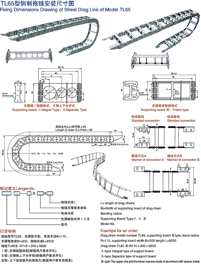 管与拖链之间不产生扭曲变形,链板经镀铬处理外形效果新颖,结构合理