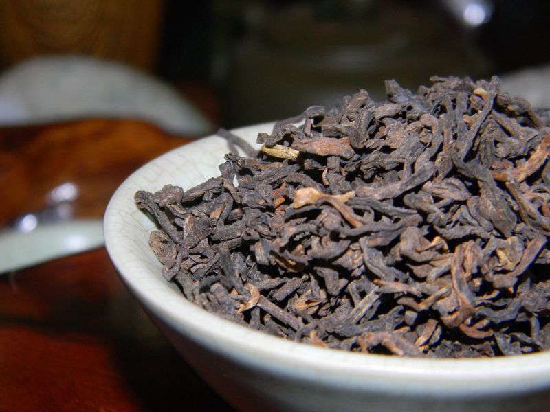 批发 普洱茶熟茶2003年宫廷普洱 特级金芽500克古树散茶 陈年老茶