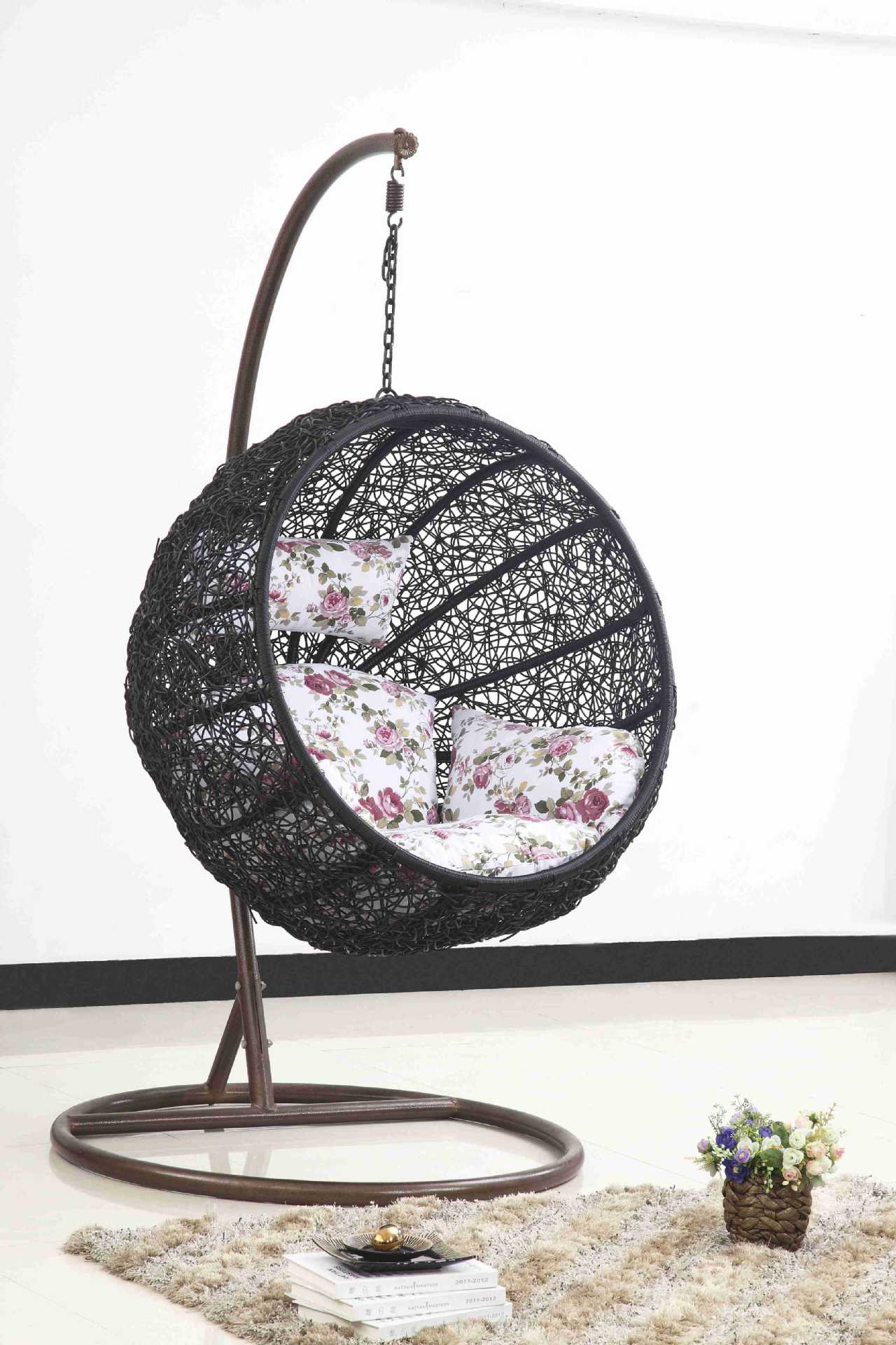 藤艺秋千鸟巢厂家批发户外吊篮秋千/藤编秋千吊椅户外吊椅