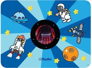 儿童新教具早教亲子园墙面活动板操作板墙面游戏板时空时光隧道