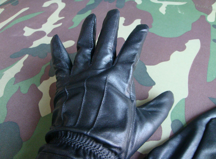 07皮手套黑色皮手套07常服内手套 男士真皮保暖手套