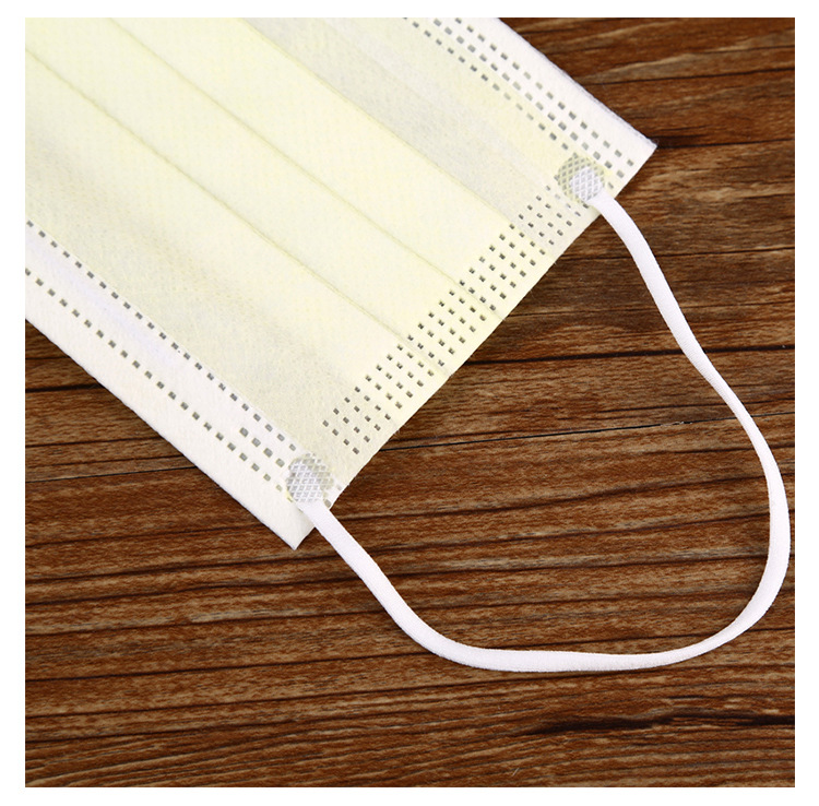 厂家直销 三层过滤纸彩盒一次性安全卫生口罩防灰尘口罩 批发