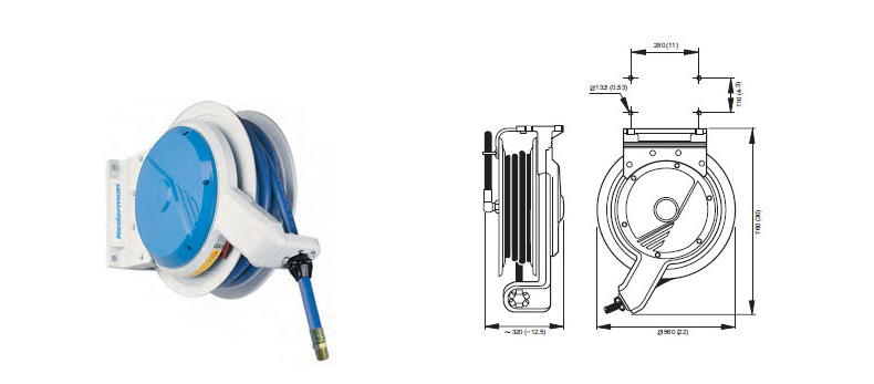 工业盘管器、自动卷管器、尼的曼盘管器、液压弹簧卷轴、自动卷盘