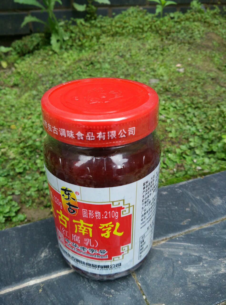 酸辣粉专用 东古南乳红腐辣方豆腐乳广东腐乳320g 南乳扣肉用