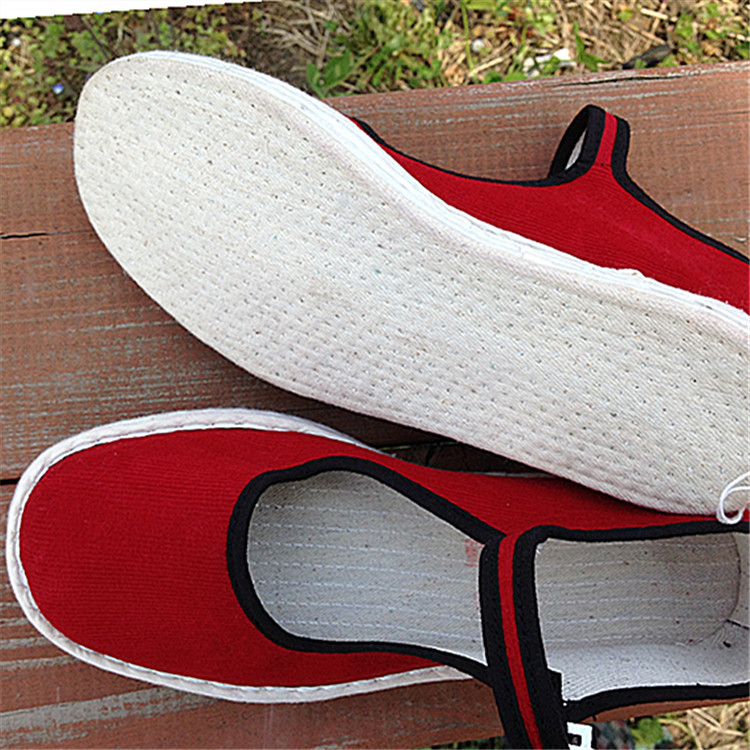 纯手工千层底布鞋女士一带方口手纳加厚纯棉