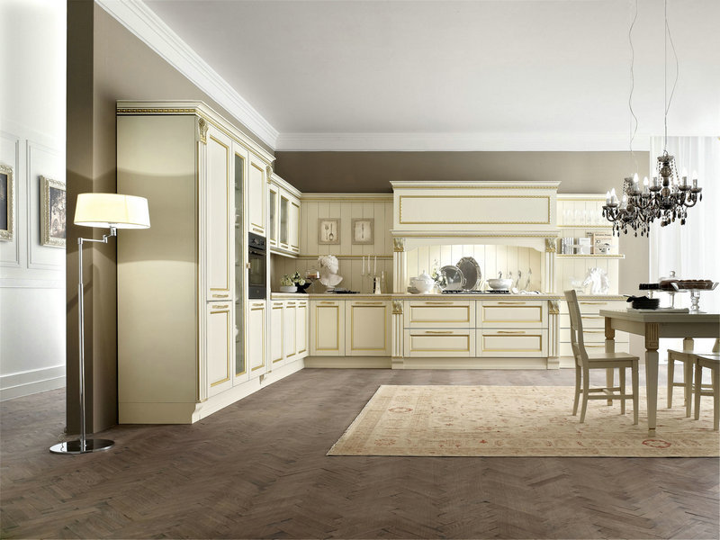 专业定制 经典橡木整体橱柜 精美厨房整体橱柜 整体现代橱柜组合