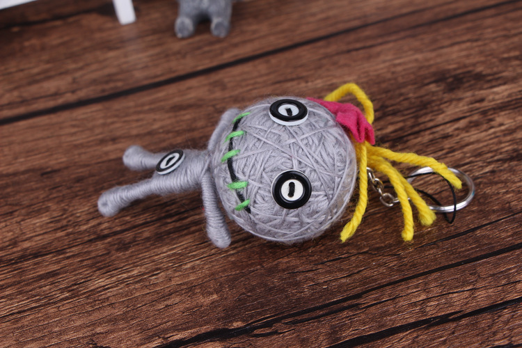 【特价】厂家批发正版泰国毛线巫毒娃娃 包包挂件 泰国 钥匙挂件