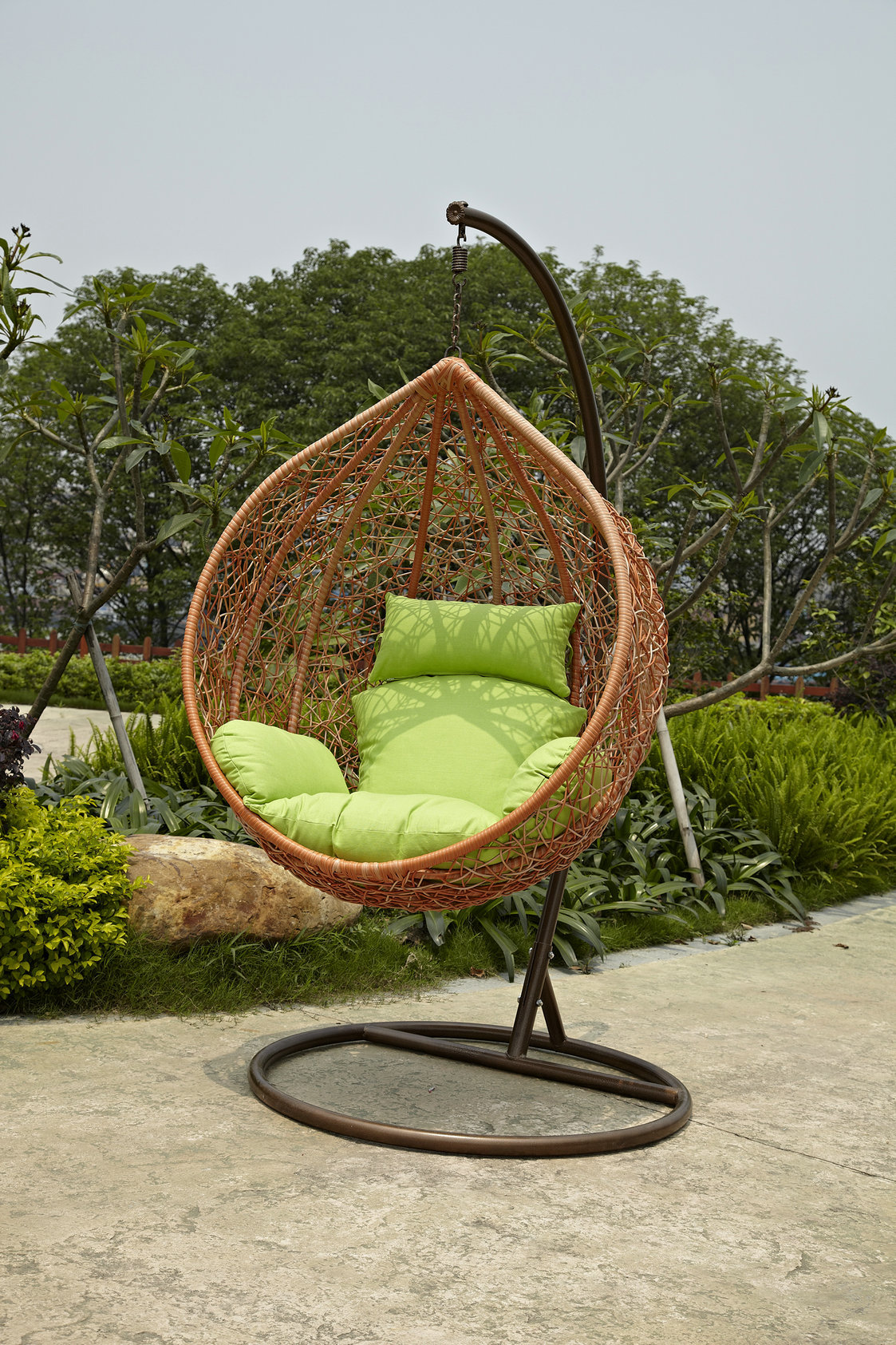 室内秋千粗藤吊篮椅 藤编吊篮 宿舍鸟巢吊