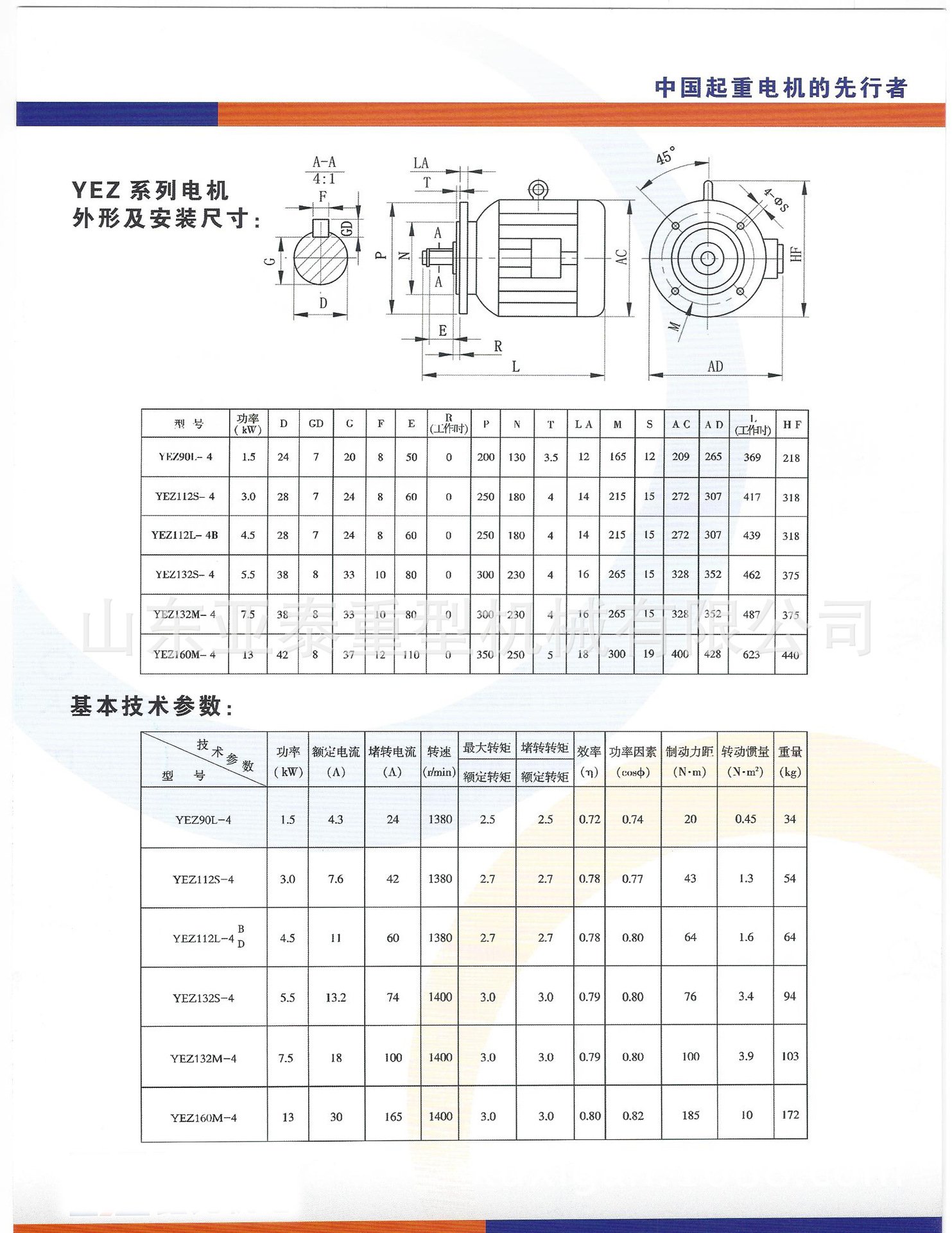 5kw架桥机电机 锥形转子三相异步制动电动机
