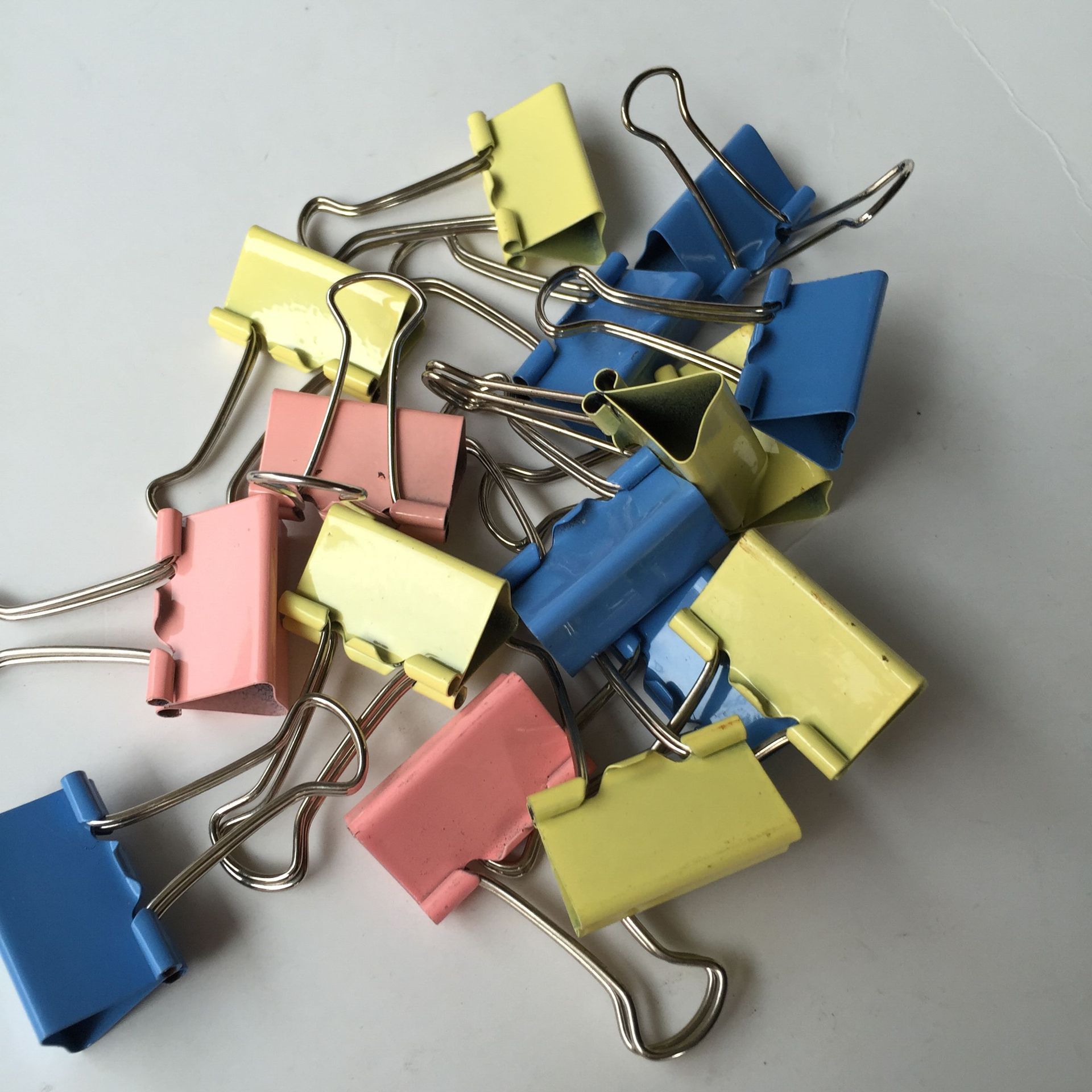 2#彩色长尾票夹 彩色长尾夹41mm长尾票夹 财务办公用品