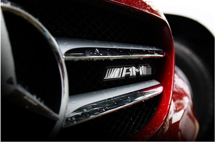 奔驰车标amg中网标gla/glk/e