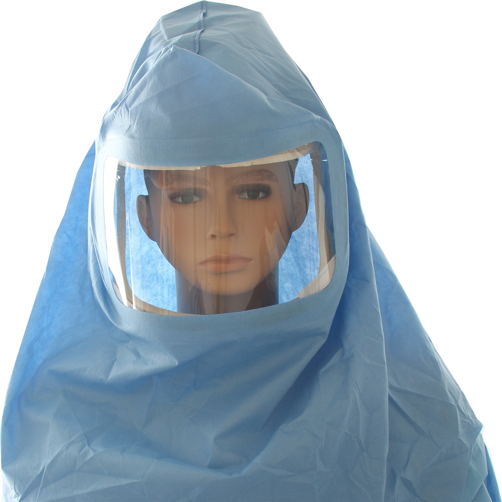 无纺布一次性医疗防雾防护头套头罩面罩面屏