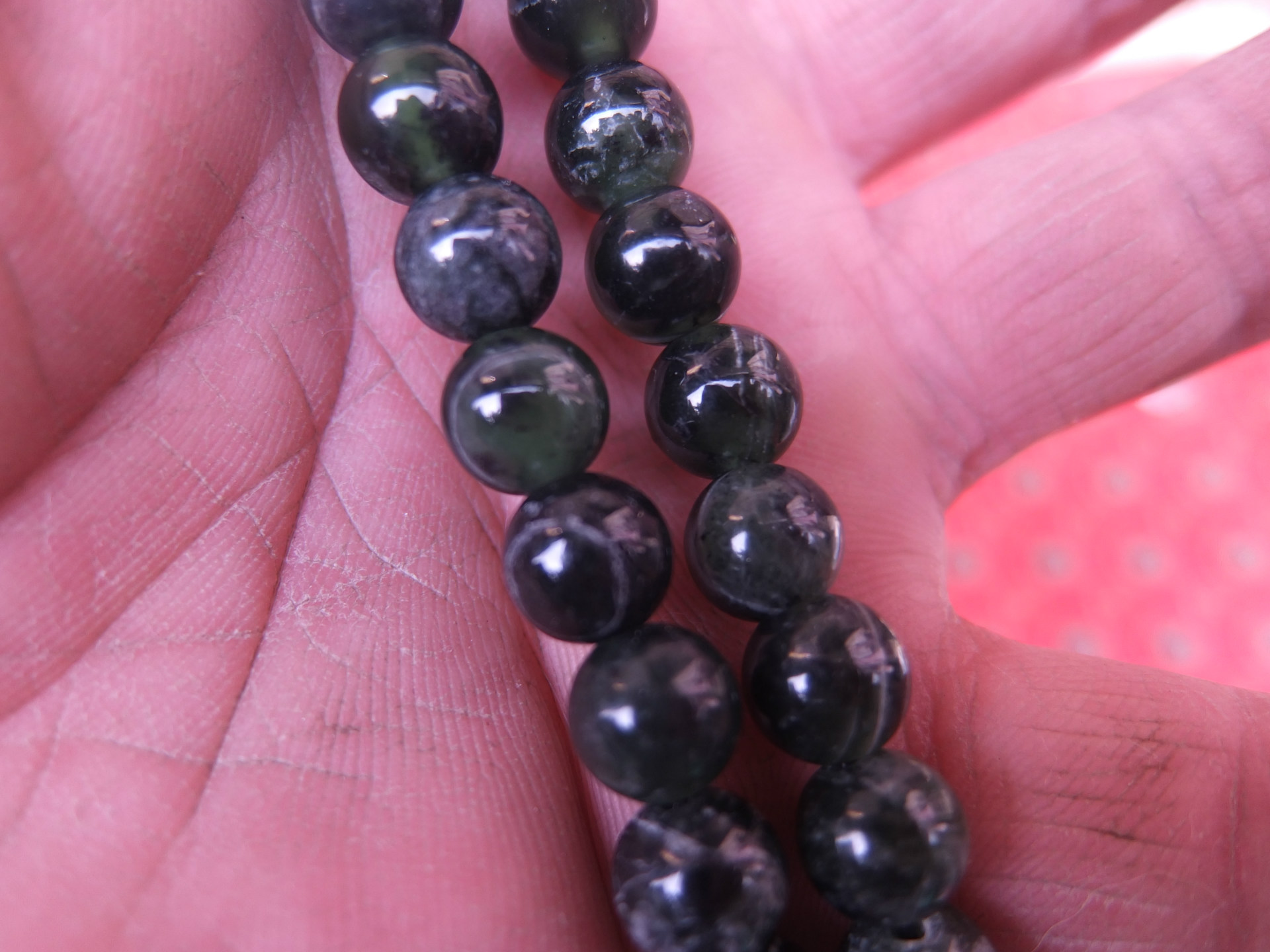 大量批发墨绿玉茶石 改变水质 养生保健墨玉茶石 1-10玉器批发