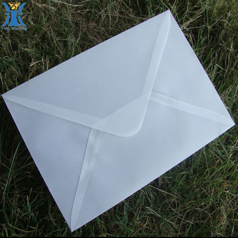 半透明信封封套定做 印刷c6规格信封套定做 各类硫酸纸包装印刷