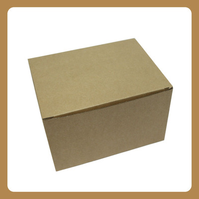 可长期供应丝网印 折叠飞机盒 黄色瓦楞优质牛皮 中性牛皮纸盒