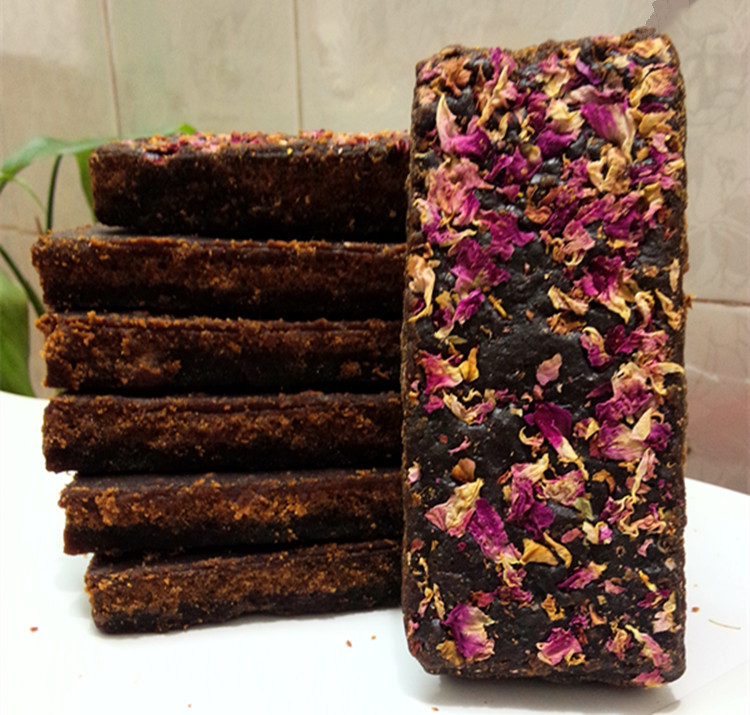 广西玫瑰花红糖甘蔗玫瑰原汁黑糖块手工熬制农家黑糖花茶土红糖