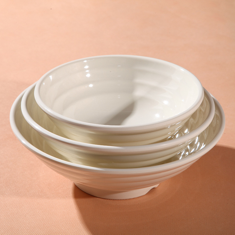 厂家批发a5美耐皿密胺仿瓷餐具密胺碗汤碗面碗餐饮定制