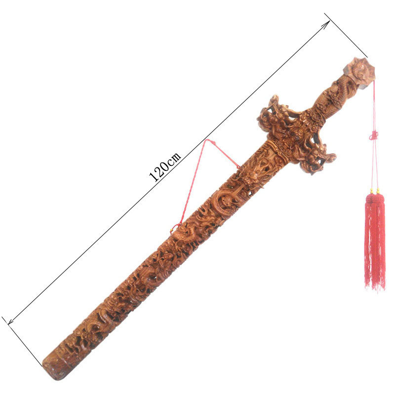 正宗桃木木质工艺品篆九龙桃木镇宅辟邪木质摆件批发