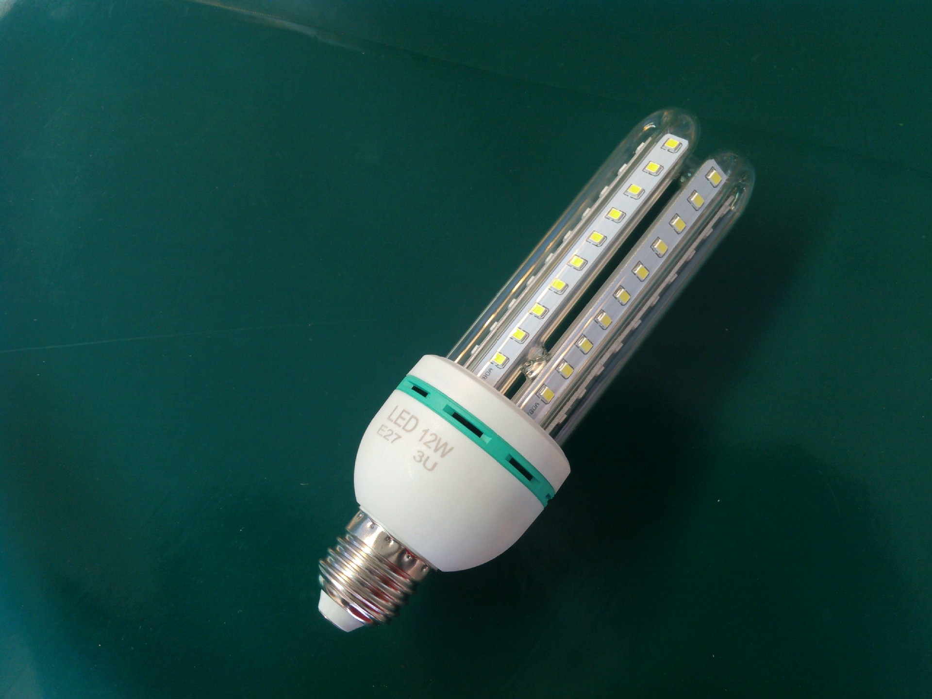 厂家直销led节能灯u型管玉米灯3u12w2835e27 60珠