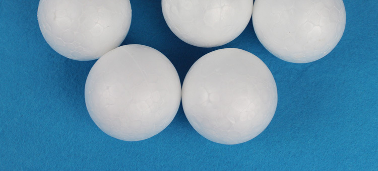 厂家直销 儿童手工制作材料 早教diy玩具 5cm泡沫球20个 保丽龙球