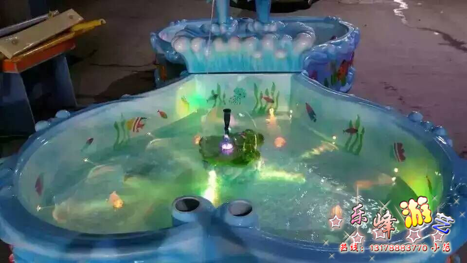 游乐场设备_火爆玻璃钢商场喂奶鱼鱼池儿童游