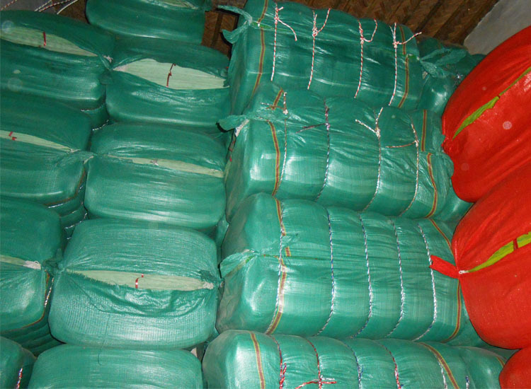 黄绿色50x85cm豆角四季豆塑料运输网袋芸豆蔬菜纱窗网眼.