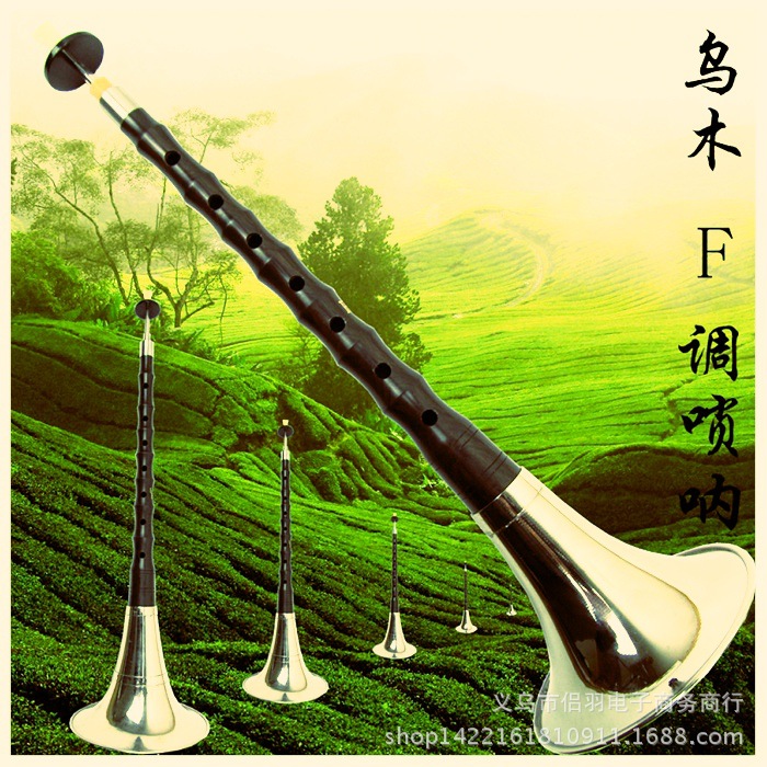 小号 f调 黑檀乌木唢呐 民间民族吹奏乐器 唢呐批发 厂家直销