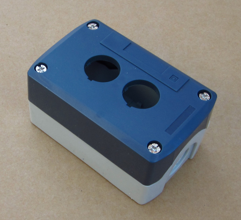 两孔按钮开关盒 xb4-b02 xal-d02 按钮盒控制盒 防水型