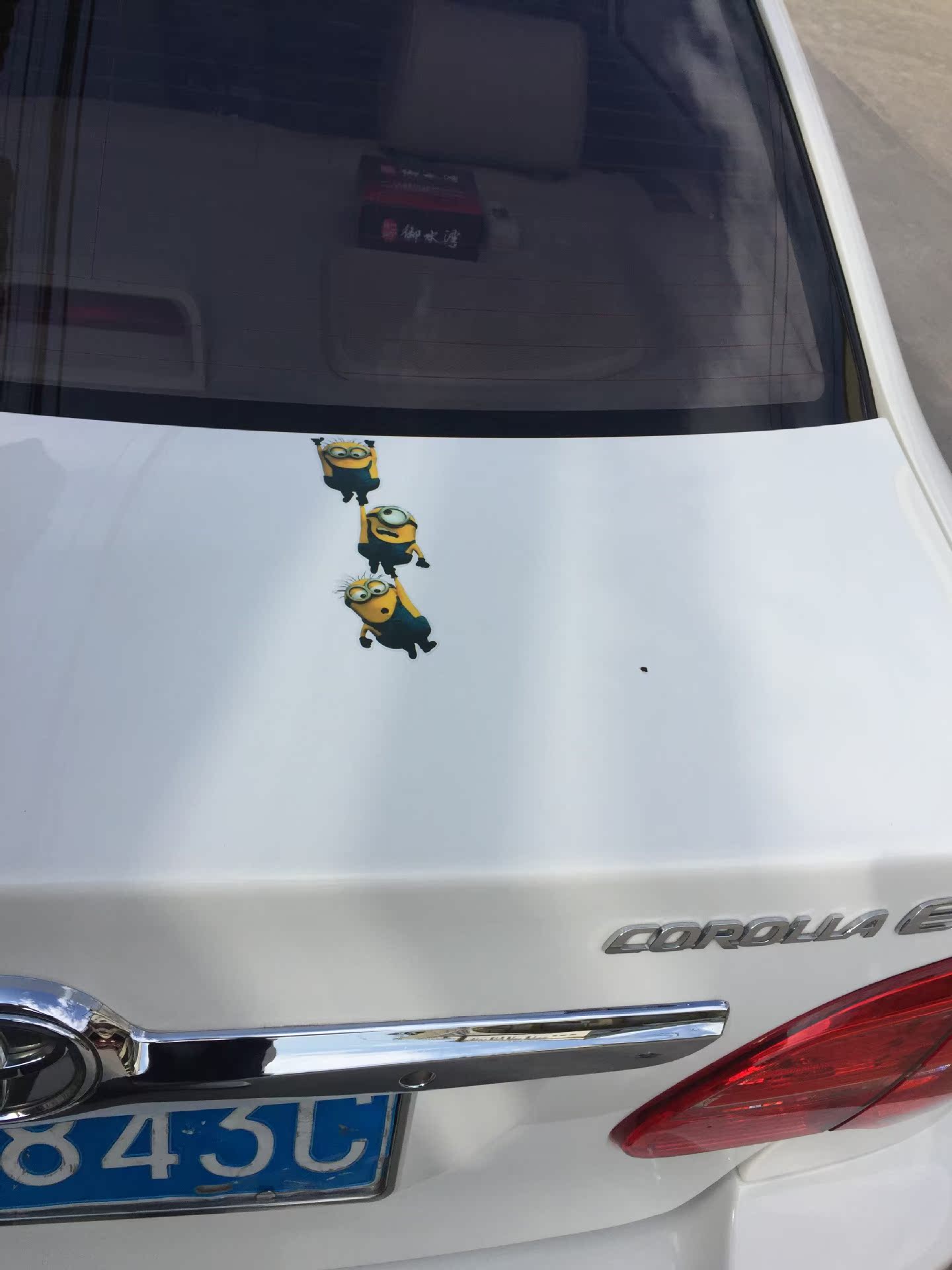 小黄人车贴 创意小黄人外贸车贴 厂家直销 进口材料 a-7