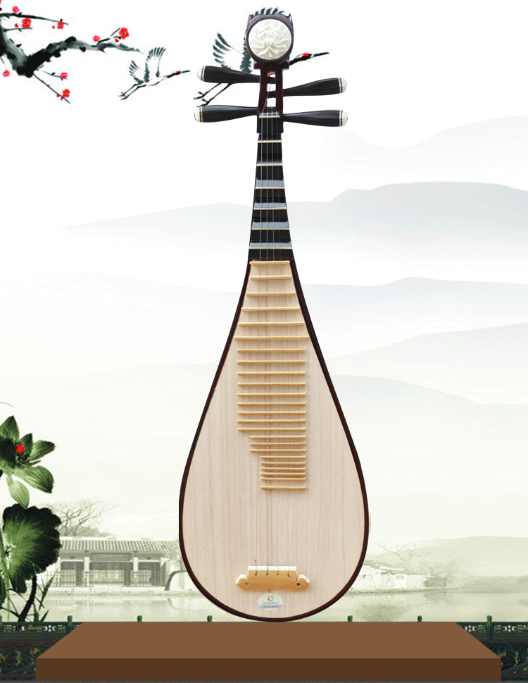 正品星海硬木骨花成人琵琶 考级培训琵琶 民族乐器批发直销
