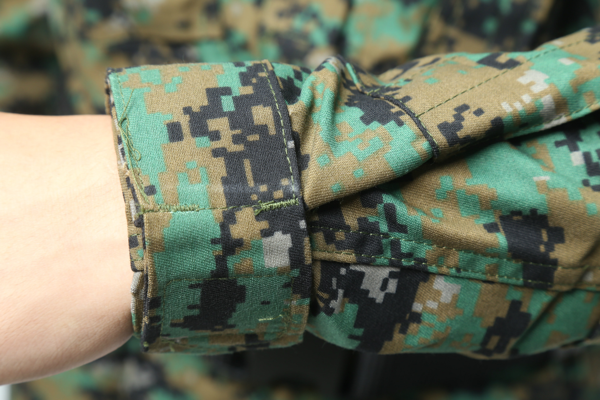 厂家直销户外丛林迷彩军训服作训服 cs军迷装备美军丛林迷彩服