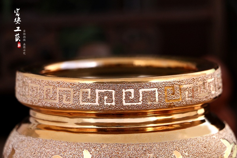 陶瓷镀金沙香炉 金沙莲花招财进宝香炉 莲花香炉 佛堂用品批发