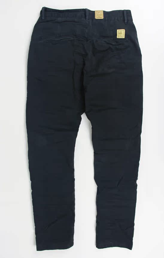 断码清仓 欧美外贸男装 男士复古怀旧水洗斜纹休闲裤 男 chino