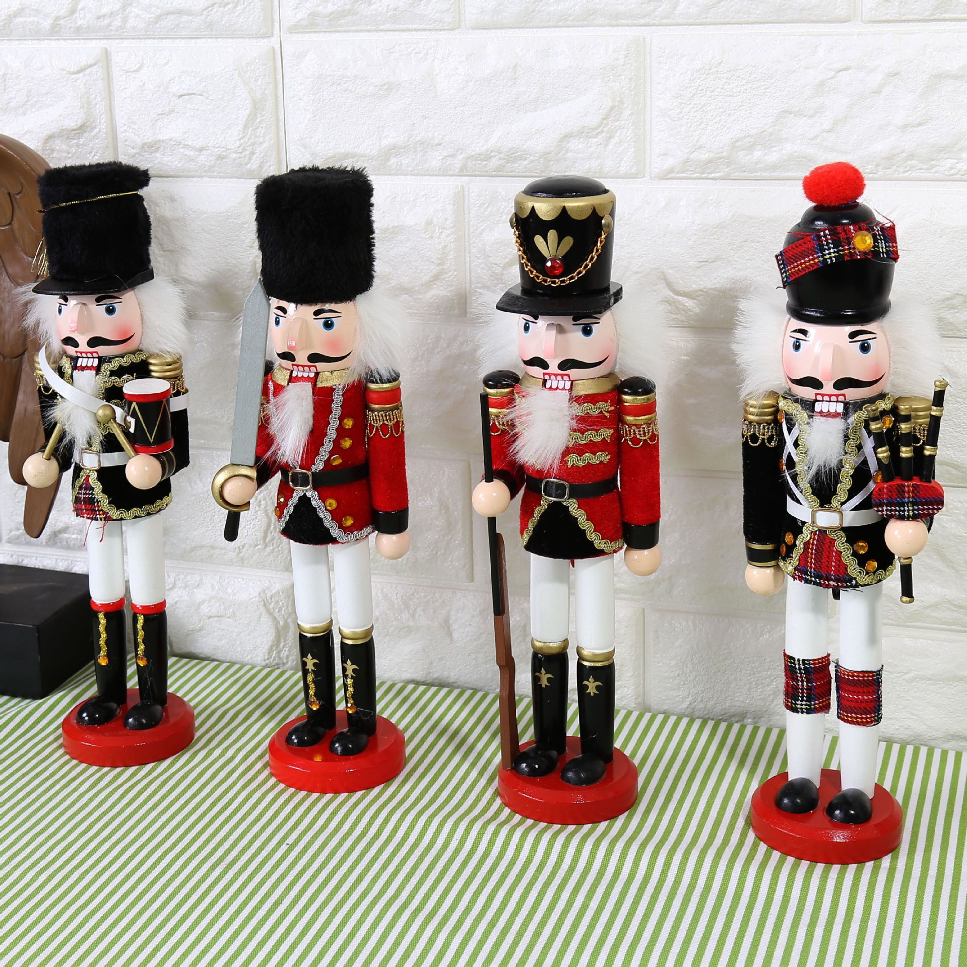 胡桃夹子木偶兵英伦风士兵小锡兵30cm 甜品店桌面装饰摆件送闺蜜