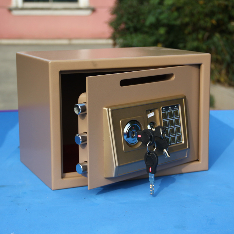 超级防护保险柜机械入墙保险箱家用办公密码特价促销床头全钢