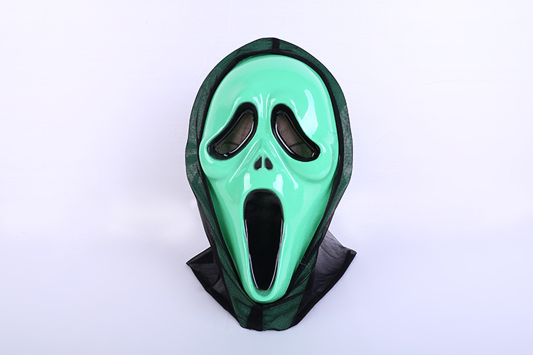 彩色单片恐怖鬼面具 儿童面具鬼脸面具 鬼节万圣节化妆面具批发