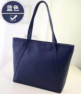 Factory Wholesale Toothpick Pattern Women's Shoulder Bag Korean Simple and Stylish Casual Big Bag Handbag Bag