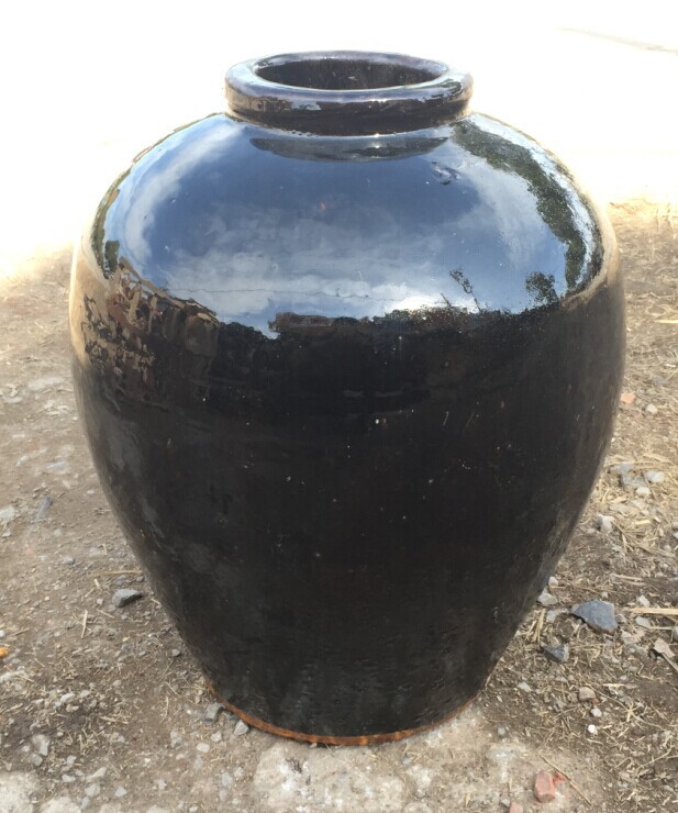 整车批发甲级宜兴黑釉陶瓷酒坛75公斤(150斤)酒缸大酒坛大酒缸