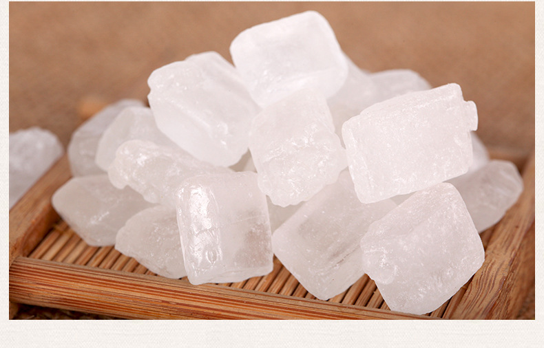 厂家直销 20斤/包 优质白冰糖单晶冰糖 食品散装 批发跑江湖地摊