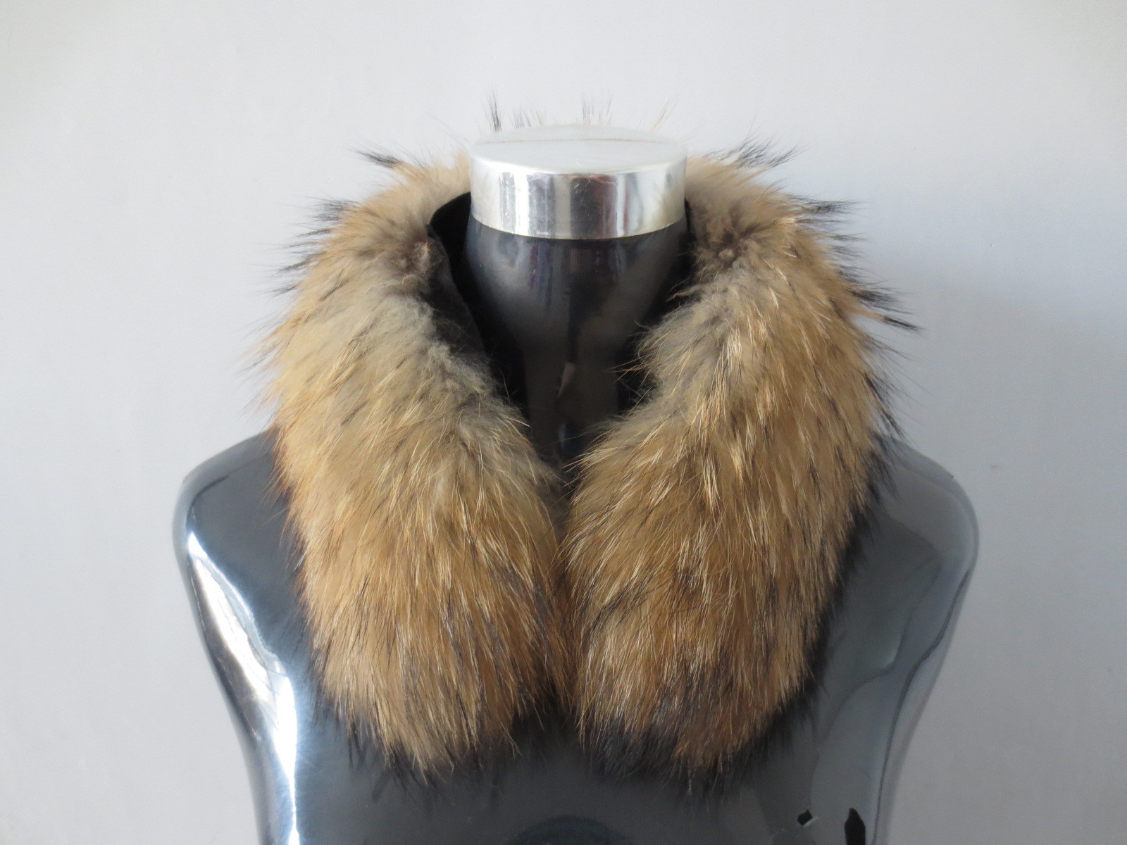 各种颜色貉子毛领子 皮草毛领 狐狸毛领真毛毛领大全 定做尺寸