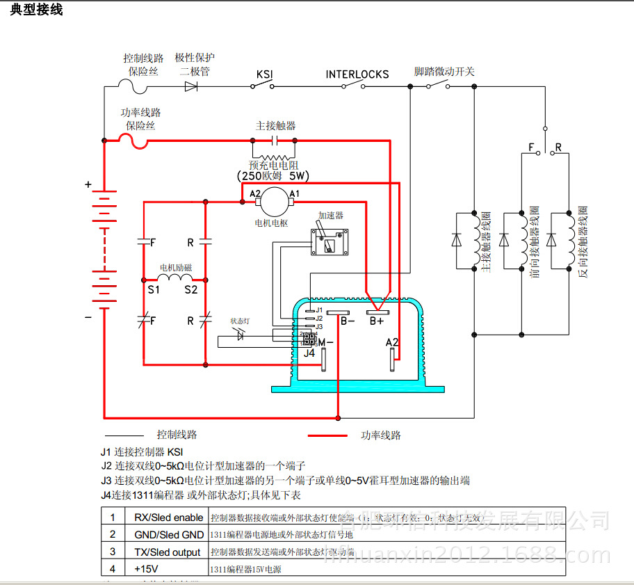 24vmx十of无源型接线图