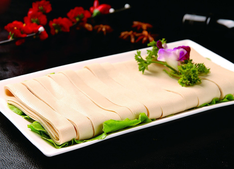 厂家直销 豆腐皮,安徽特色五香豆皮/方