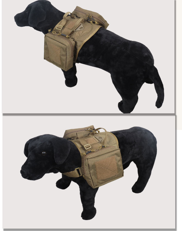 spanker出众者宠物狗衣服户外战术装备军迷冲锋版犬衣狗molle背心